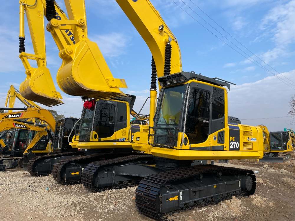Used Komatsu PC270-8 excavator No. 24310-2